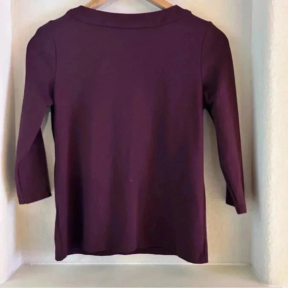 Talbots Quarter Sleeve Top - Picture 2 of 4